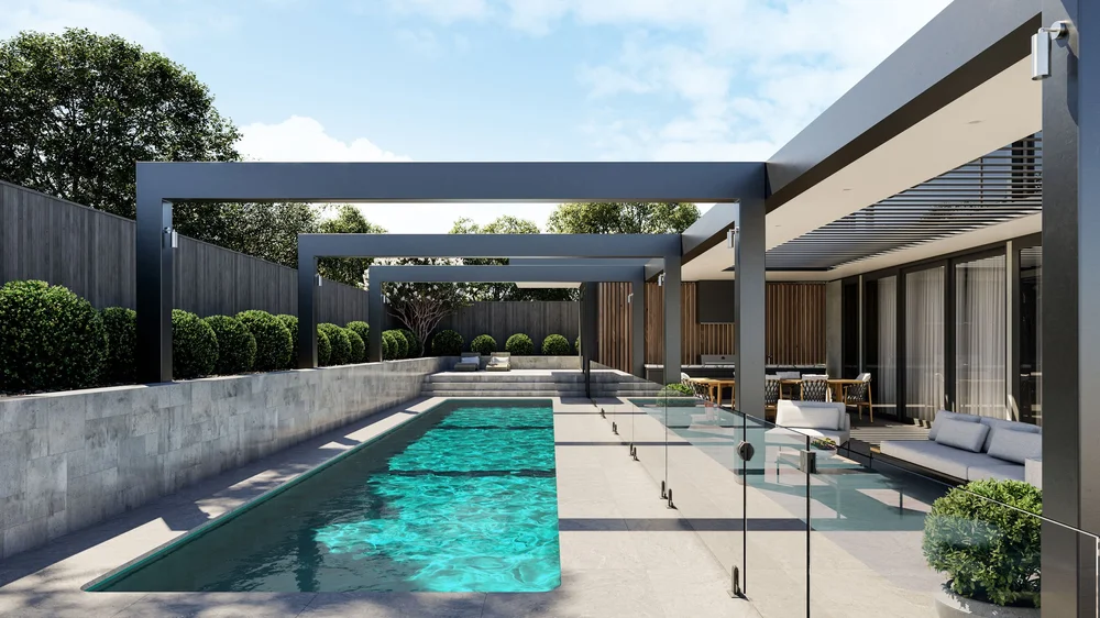 Manufacturer pool visualisation in Aqua Jade