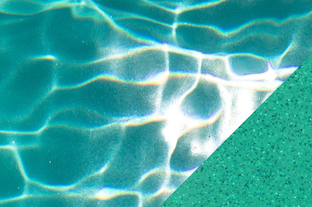 Aqua Jade finish sample
