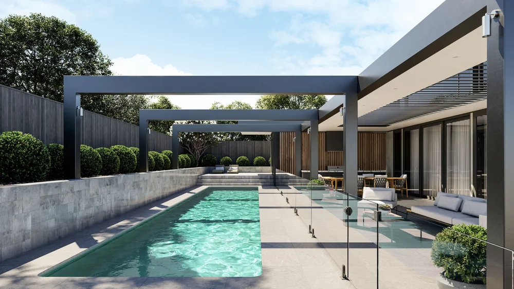 Manufacturer pool visualisation in Daintree Starlight