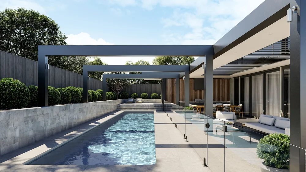 Manufacturer pool visualisation in Grey Granite