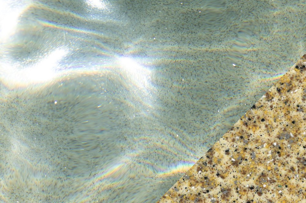 Pebble Starlight finish sample