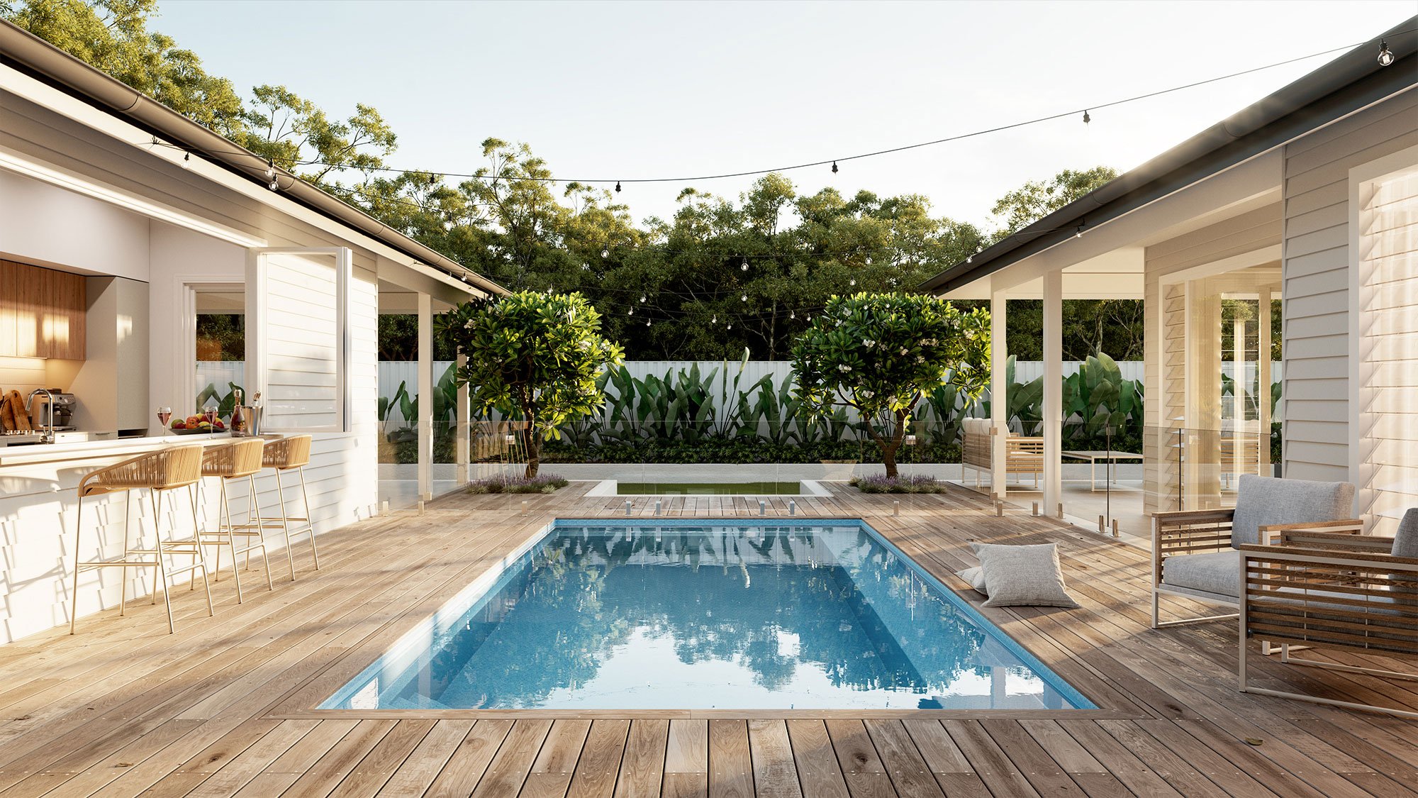 The Retreat manufacturer pool visualisation